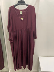 Breezy Afternoon Dress in Plum by Jaded Gypsy