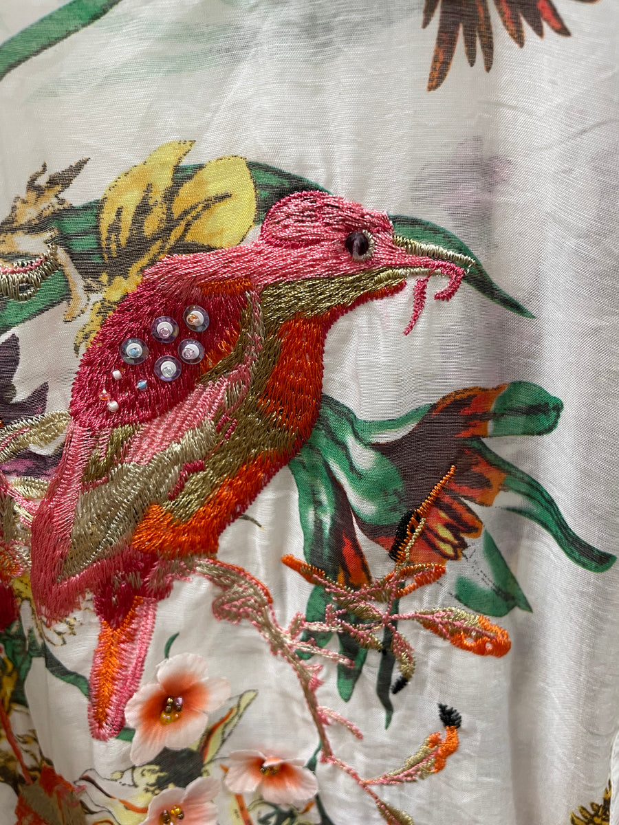 Lilia Embroidered Shirt by Aratta