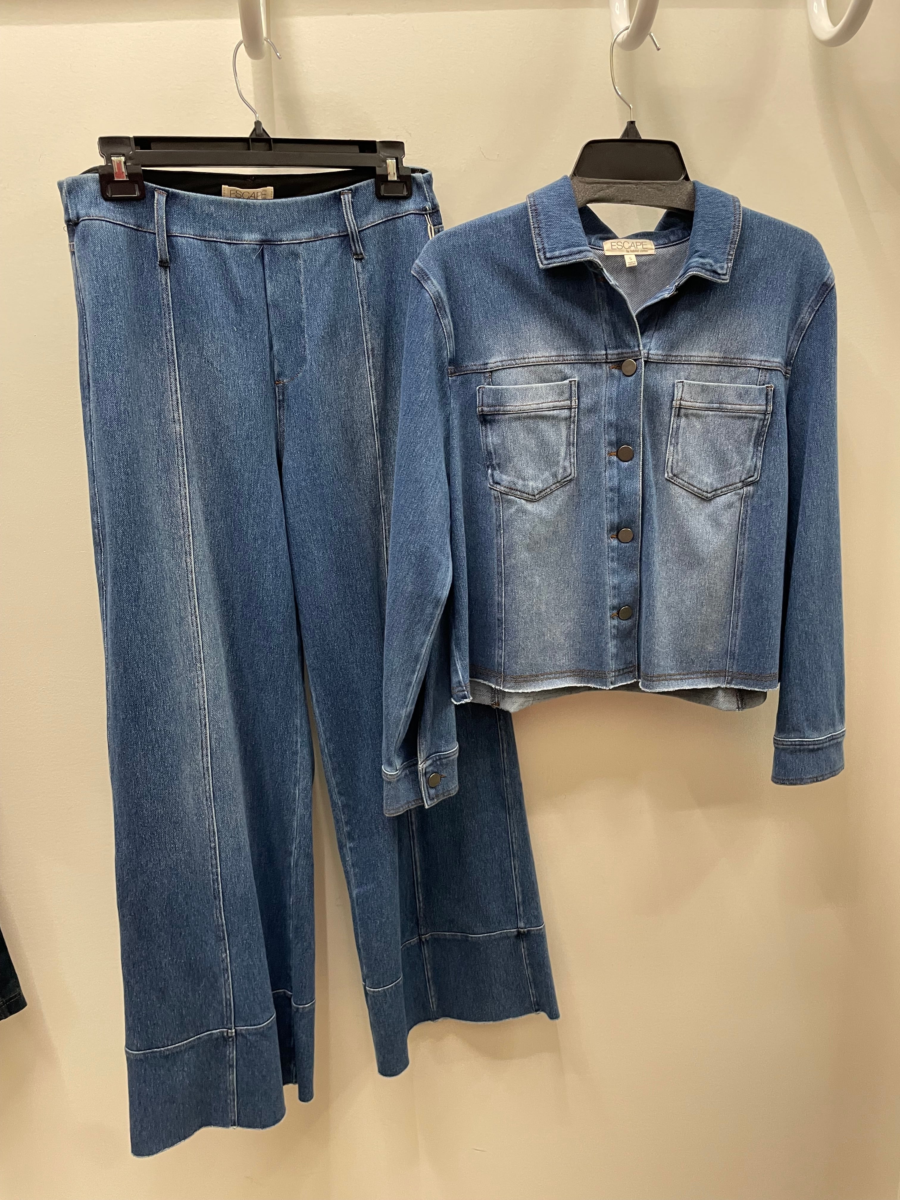 Denim Momentum Jacket by Escape Robin Boutique