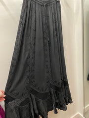 Embroidered Maxi Skirt