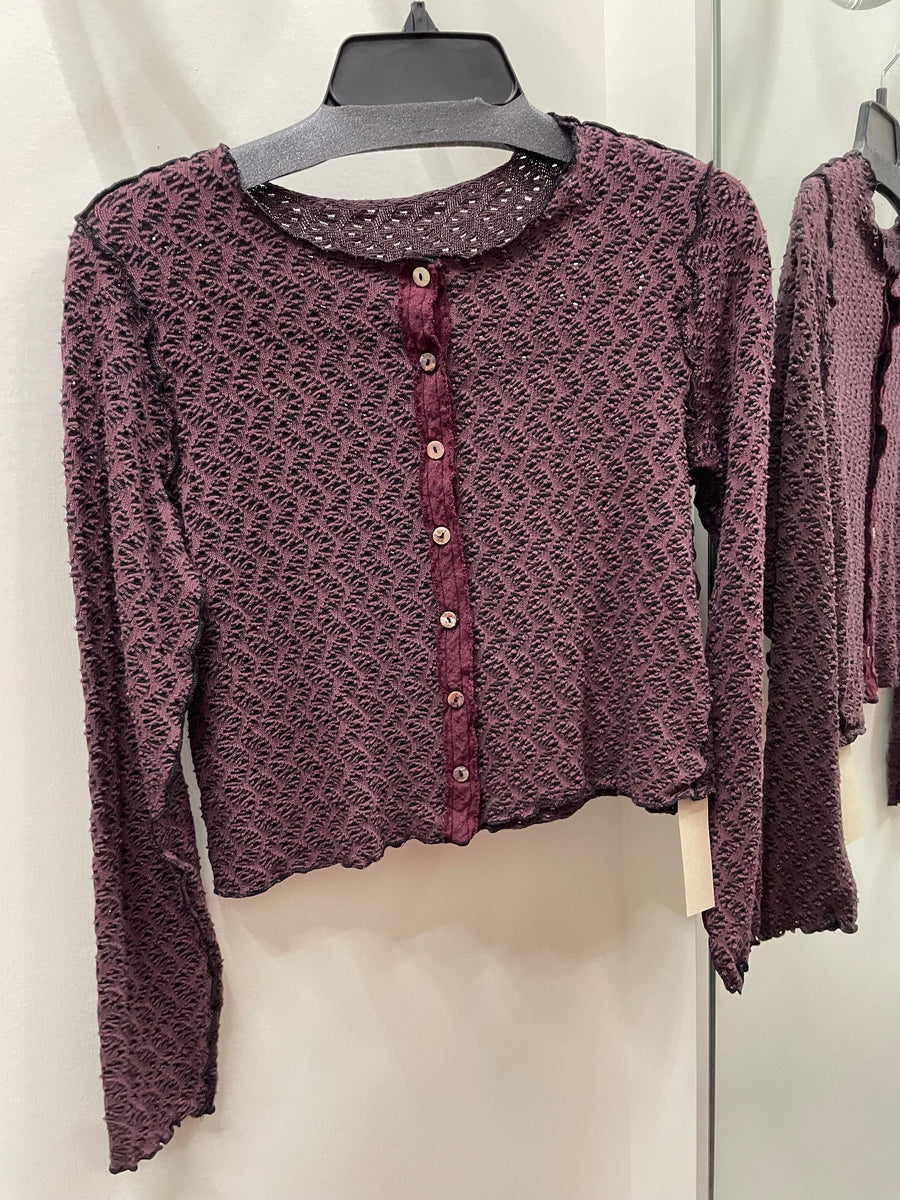 Pebbles Kiss Cardigan by Cut Loose