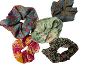 Nepalese Silk Scrunchie Hair Bands Robin Boutique