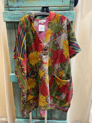 Peace + Love Poncho #13 by Kantha Bae