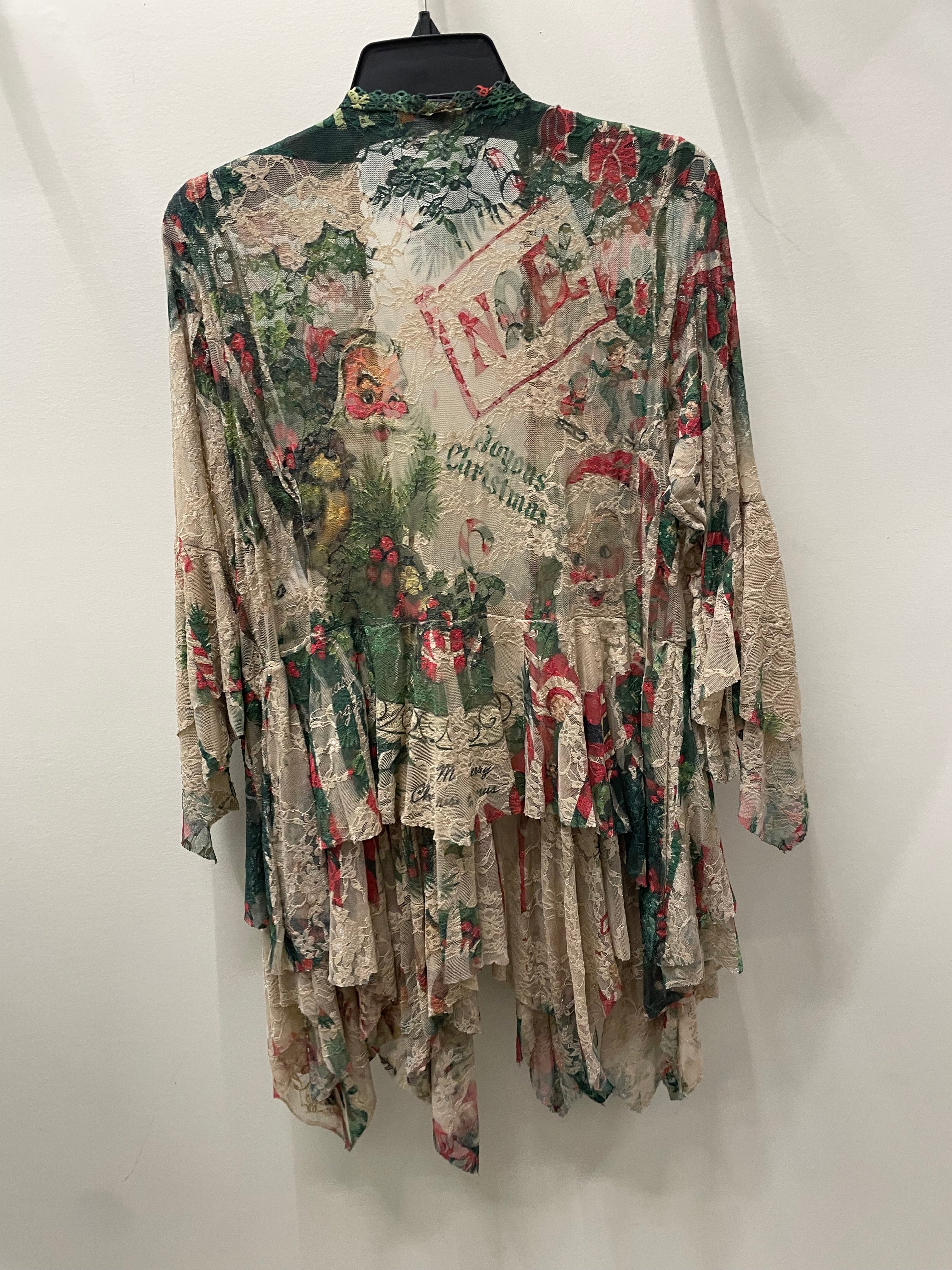 All Lace Cardigan in Vintage Christmas by Origami