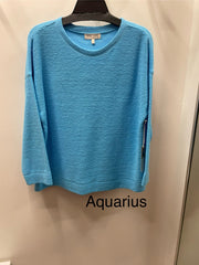 Cool Breeze Sundown Loopy Terry Pullover by Escape