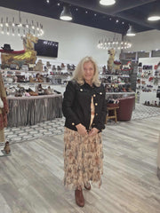 Suede Sunflower Jacket by WAY