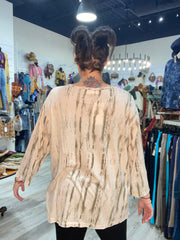 Driftwood Day Tee in Flower Lady Print by Paper Lace