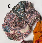 Nepalese Silk Scrunchie Hair Bands Robin Boutique