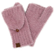 Metallic Eyelash C.C. Beanie Convertible Mittens MTC0118