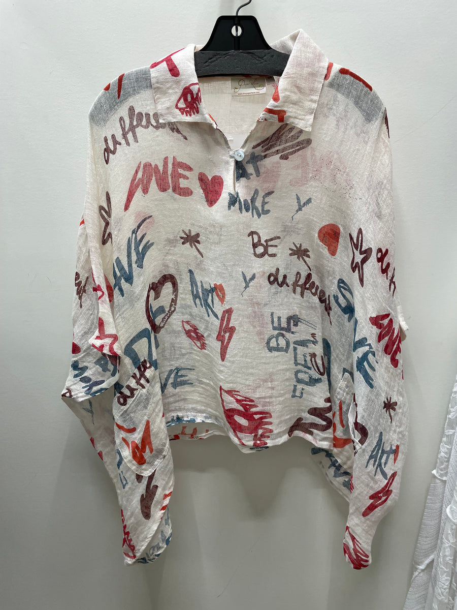 Be Different Graffiti Top