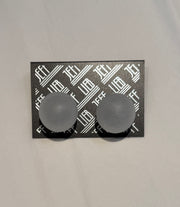 Ice Ball Clip On Earrings by Jeff Lieb