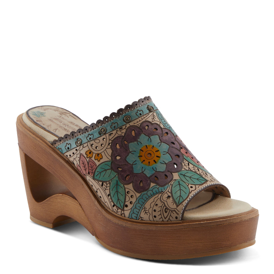 L'Artiste Calle Platform Sandal Slides Robin Boutique