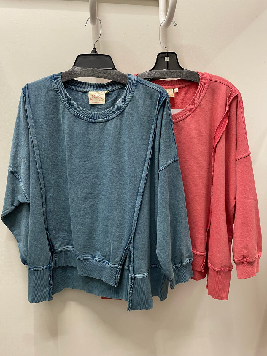 Cozy Drift Boxy Sweatshirt by Paper Lace