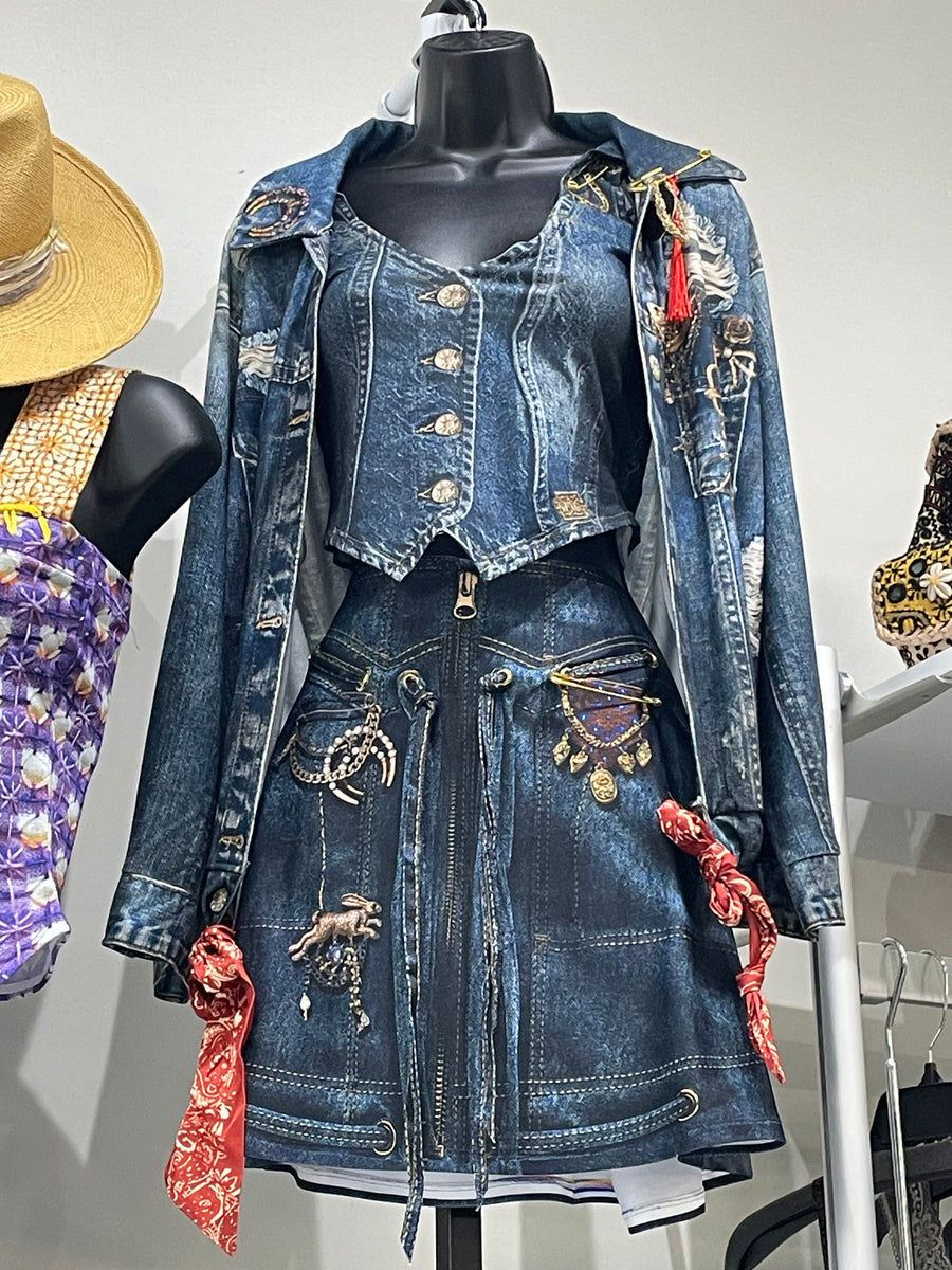 IPNG Design Illusion Jean Hanky Jacket