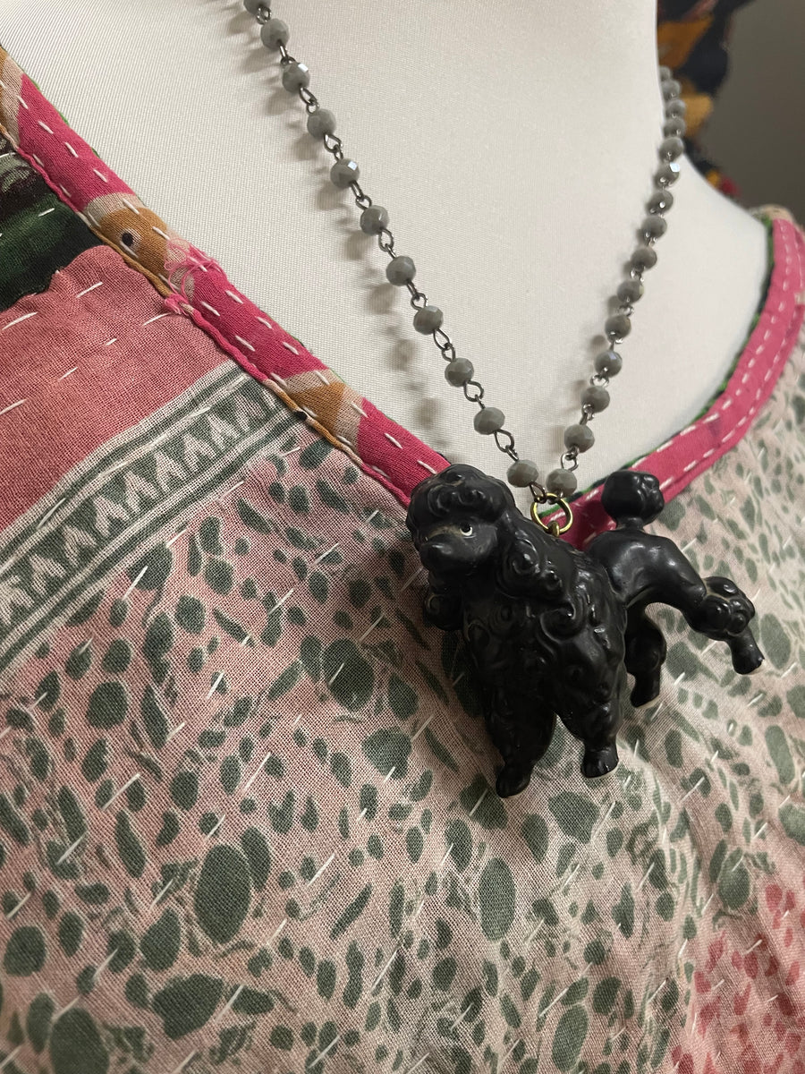 Ruby the Poodle Dog Necklace by Gina