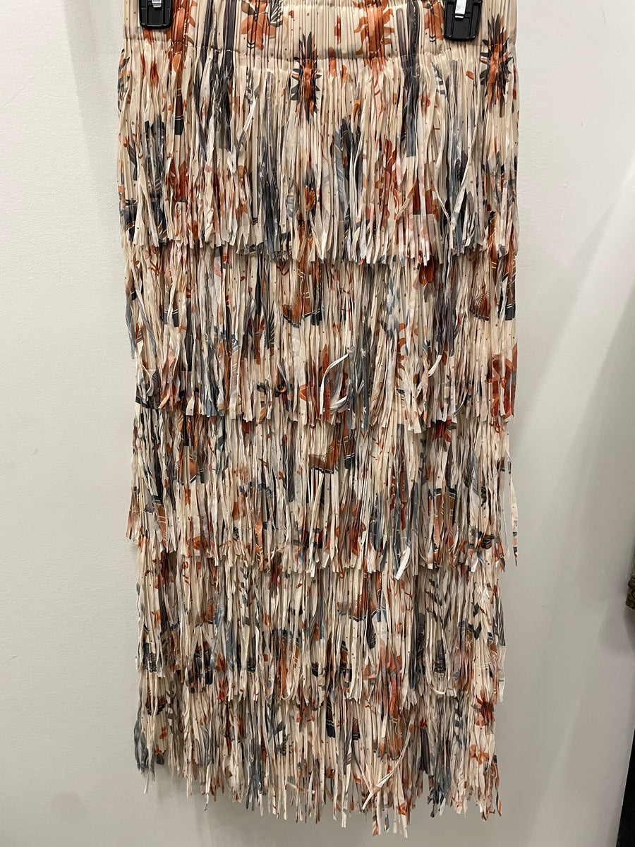 Western Fringe Skirt by WAY