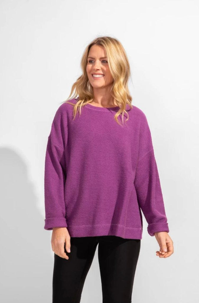 Loopy Terry Sundown Pullover by Escape - Robin Boutique-Boutique 