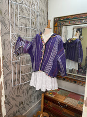 Half Moon Cropped Hooded Jacket #001 by Kantha Bae