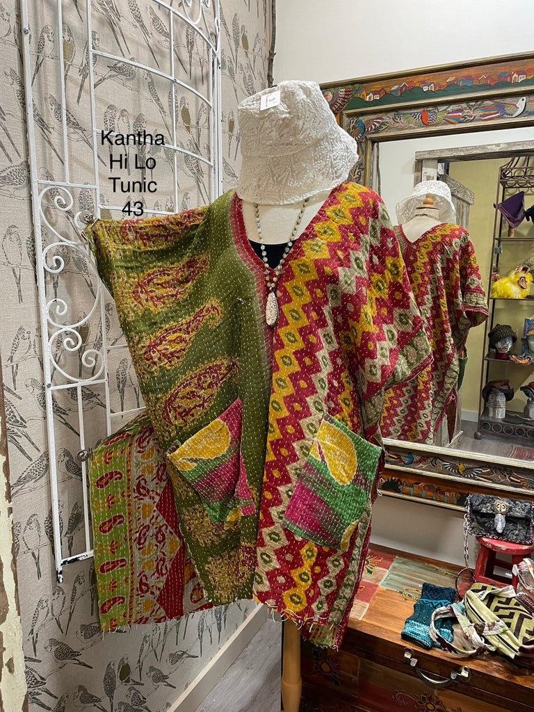 Kantha Hi Lo Tunic by Kantha Bae One Size - Robin Boutique-Boutique 