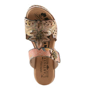 L'Artiste Coverup Sandal Slides Peach Robin Boutique