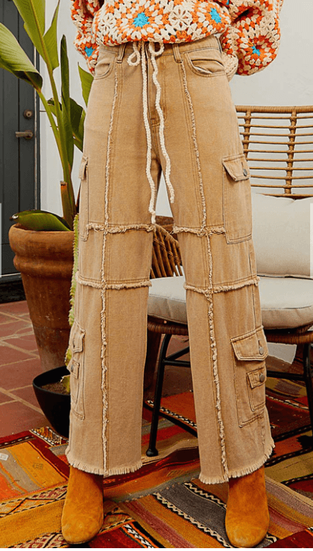 Wide Leg Denim Pants by POL FWP64 - Robin Boutique-Boutique 