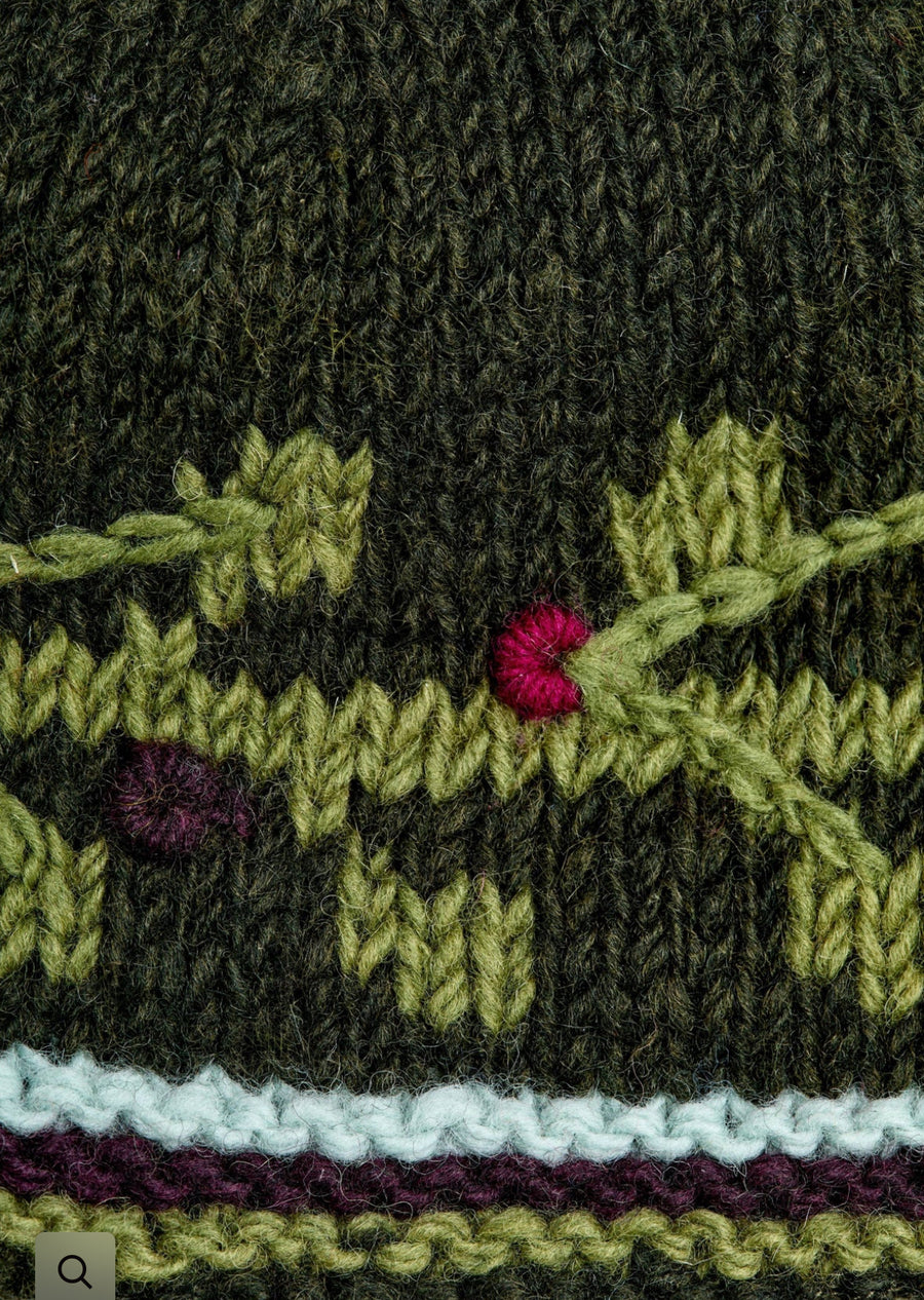 Lydia Blackpine Knit Beanie By Many Hands