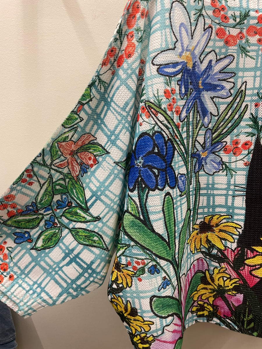 Misty Bloom Dolman Sweater