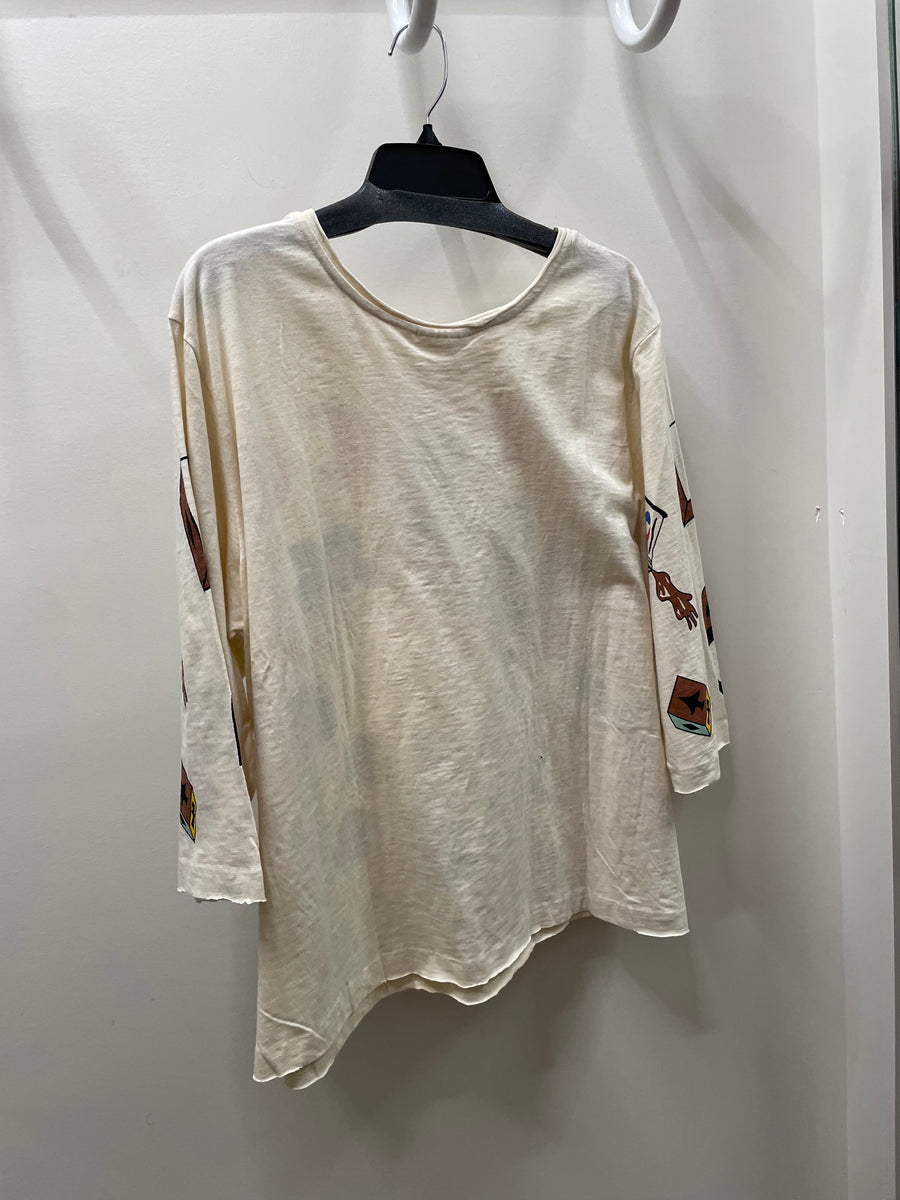 Cotton Charm Tee in Story Book