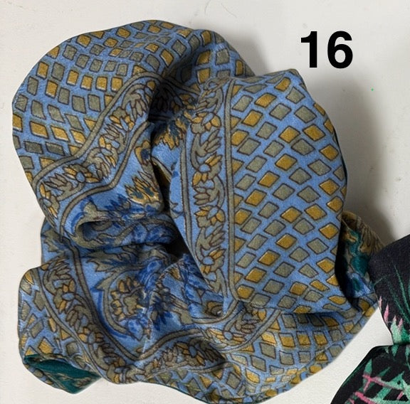 Nepalese Silk Scrunchie Hair Bands Robin Boutique