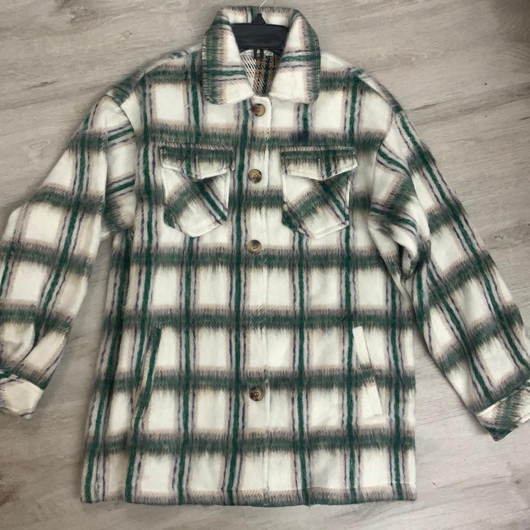 Button Down Furry Jacket by Shop Neighbor 8089 - Robin Boutique-Boutique 