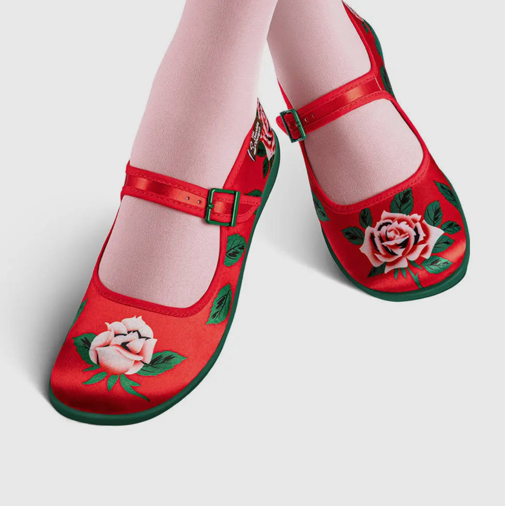 Hot Chocolate Chocolaticas® Blossom Shine Mary Jane Flat Robin Boutique