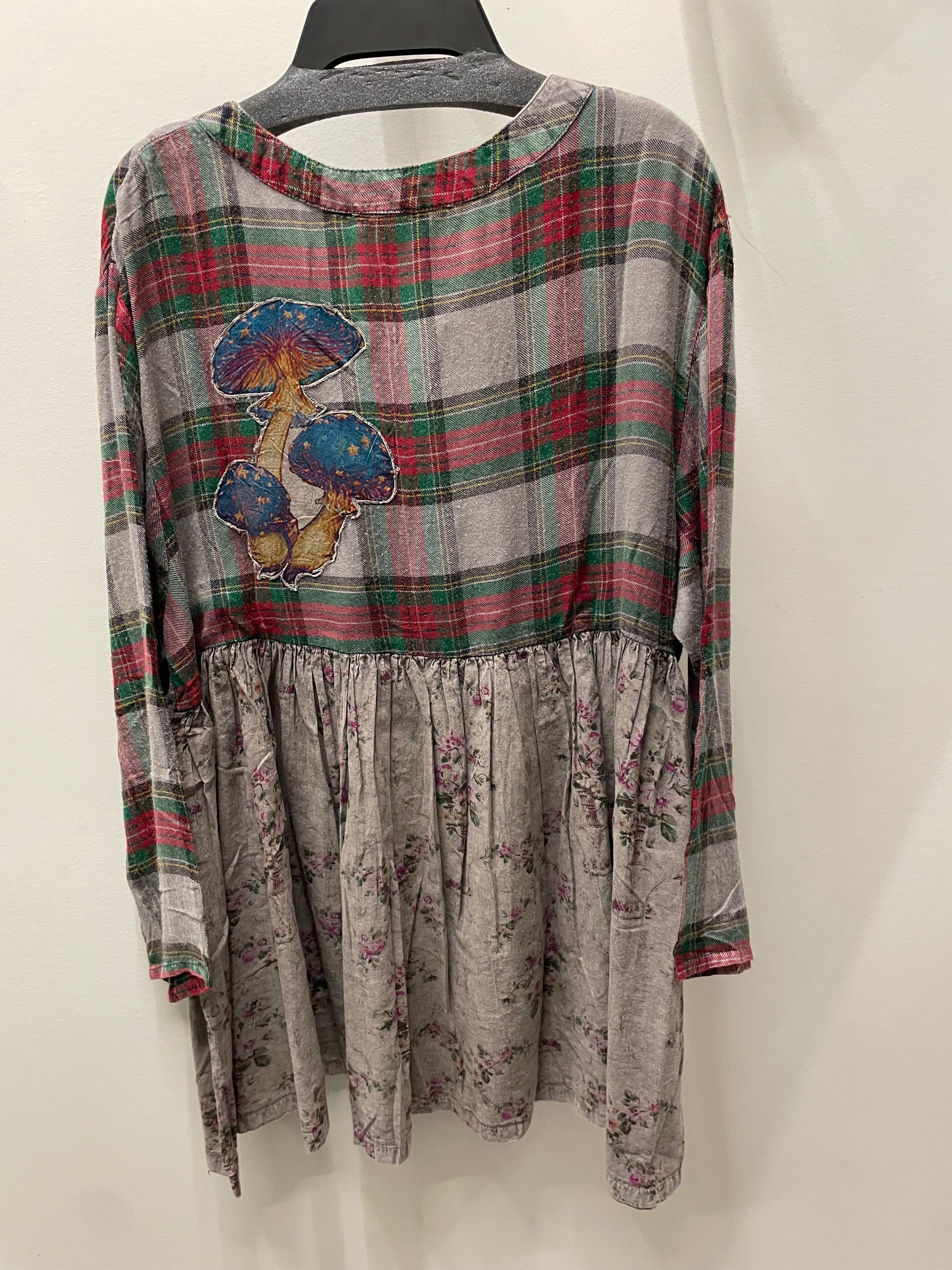 Woodland Patchwork Blouse by Paper Lace