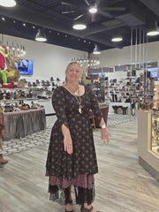 Poem Dress in Web Print by Effie's Heart