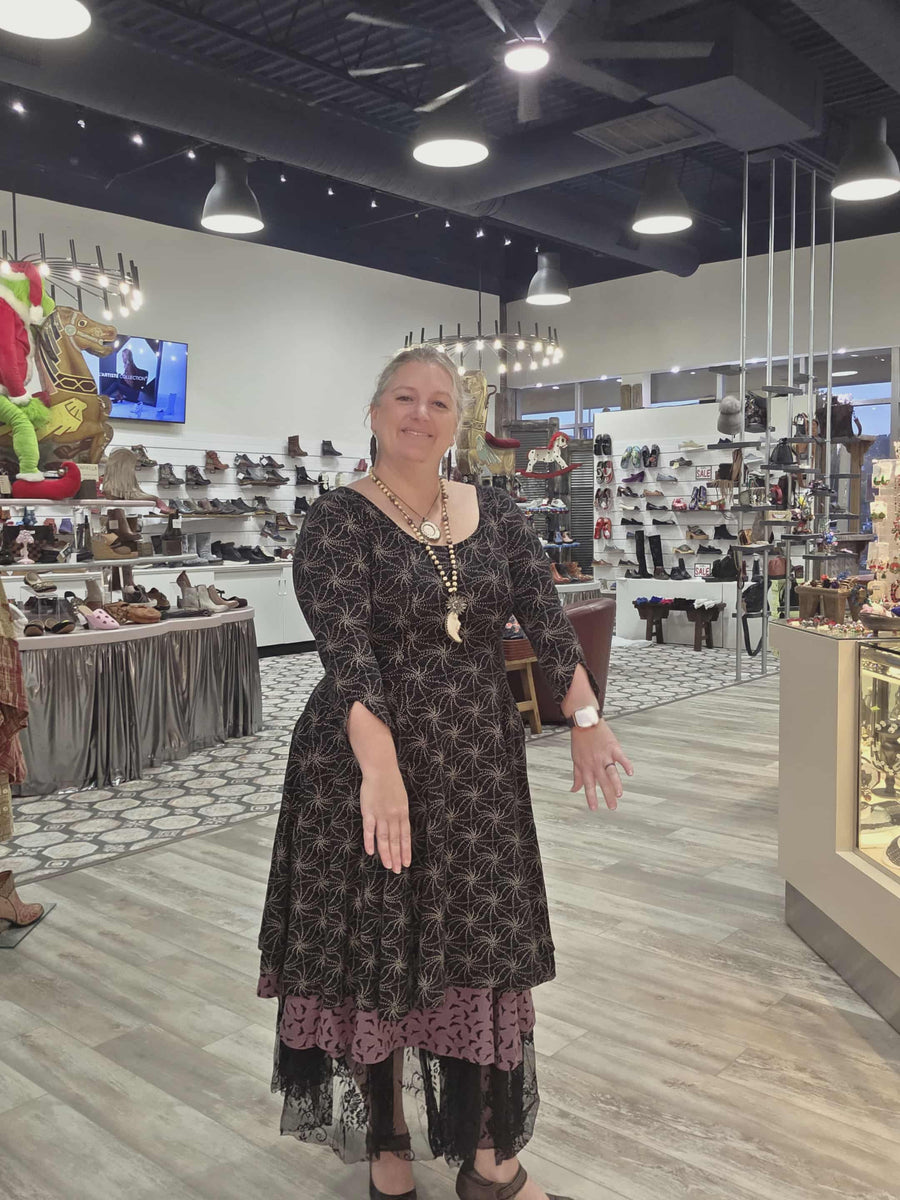 Poem Dress in Web Print by Effie's Heart