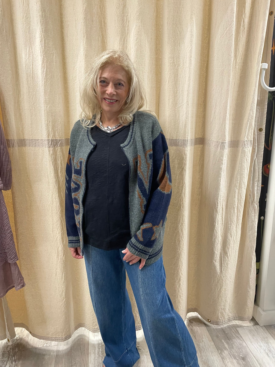 Knit Cardigan by Carre Noir