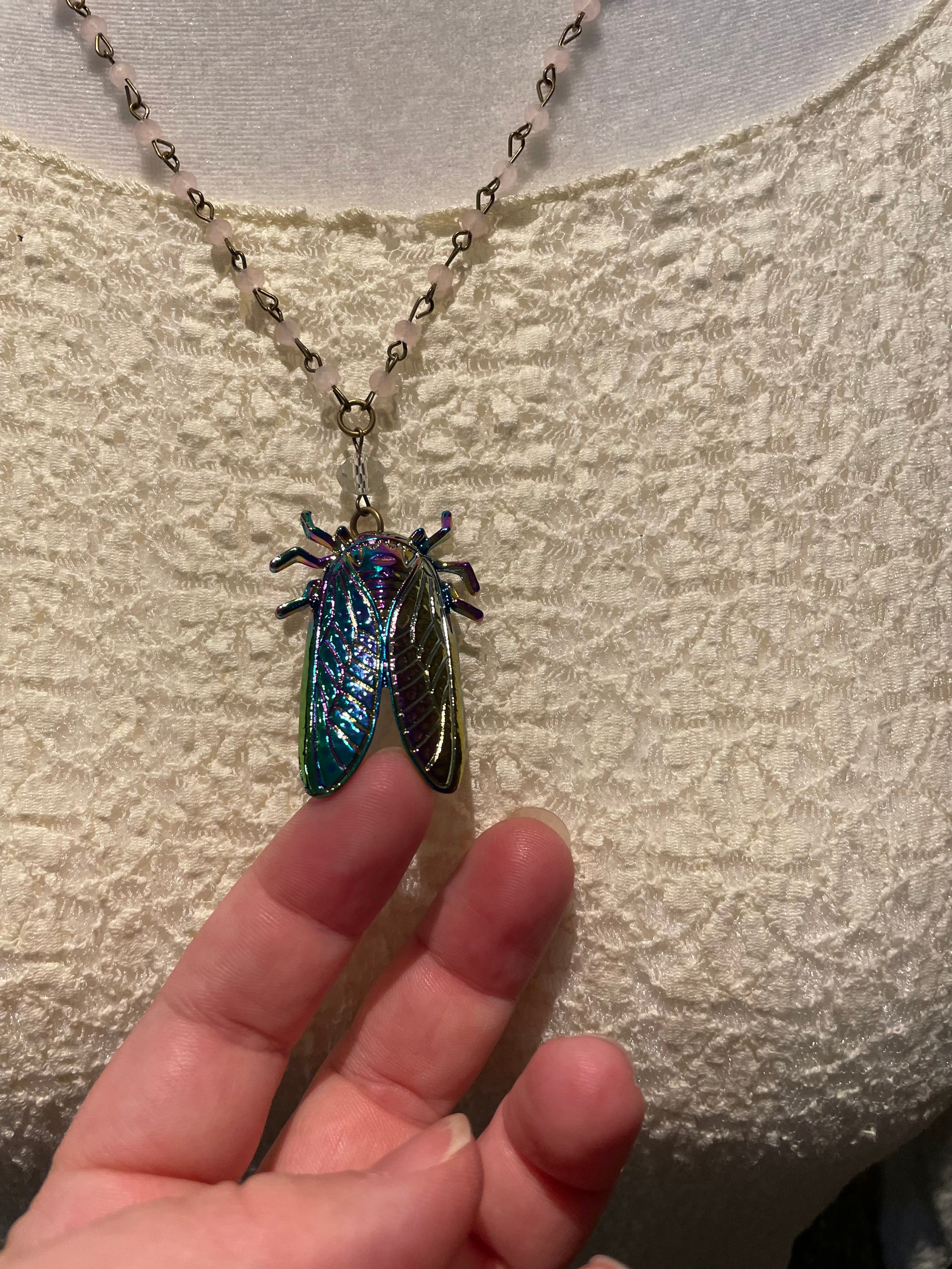 Whimsical Fly Necklace by Gina