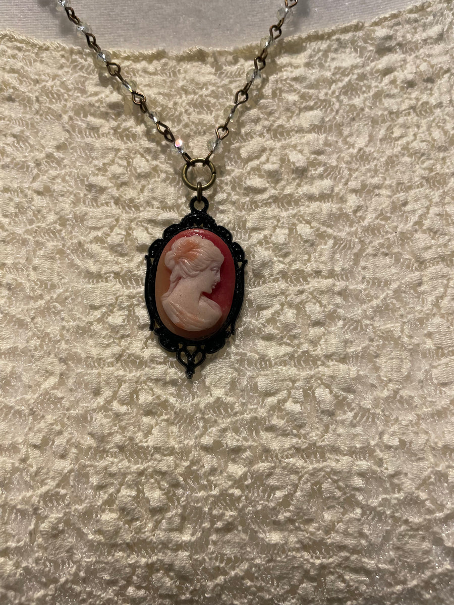 Filagree Cameo Necklace by Gina
