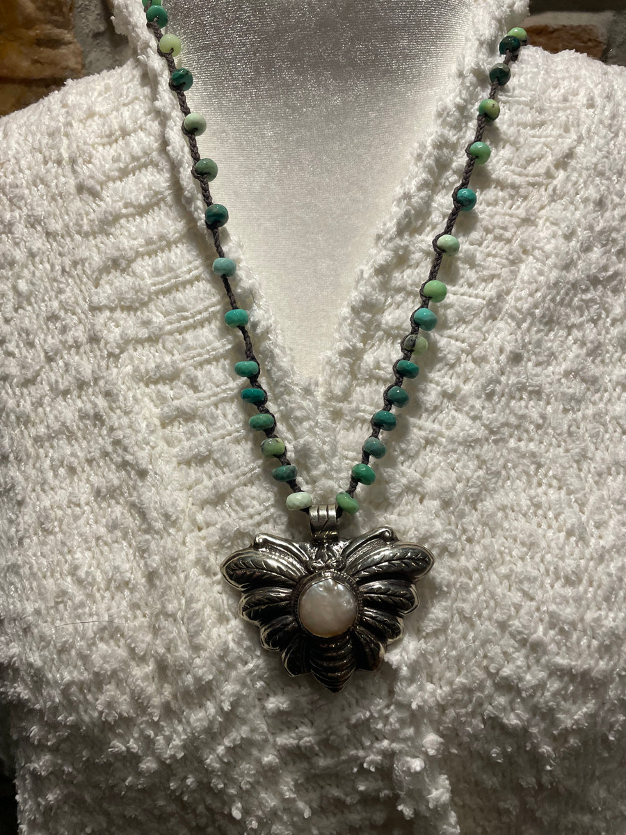 Luna Moth Necklace by Tara Gasparin
