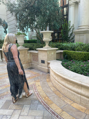 IPNG Design Loose Pants Jumpsuit in Illusion Denim Milk