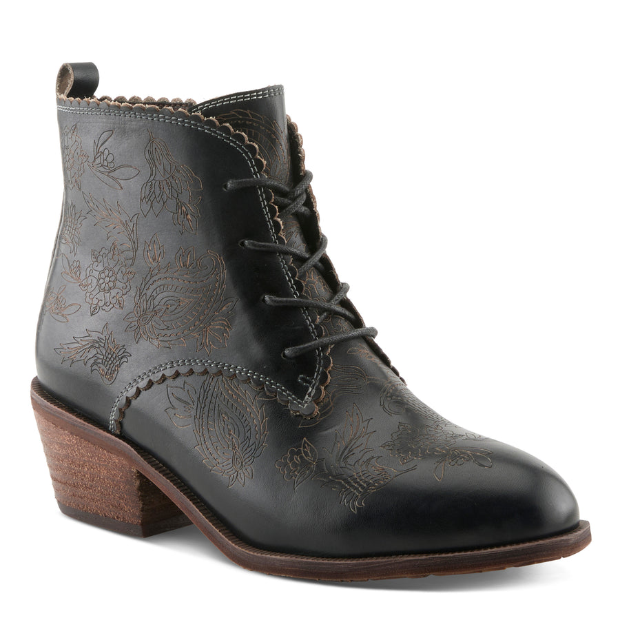 L'Artiste DuJu Laceup Ankle Boots Robin Boutique