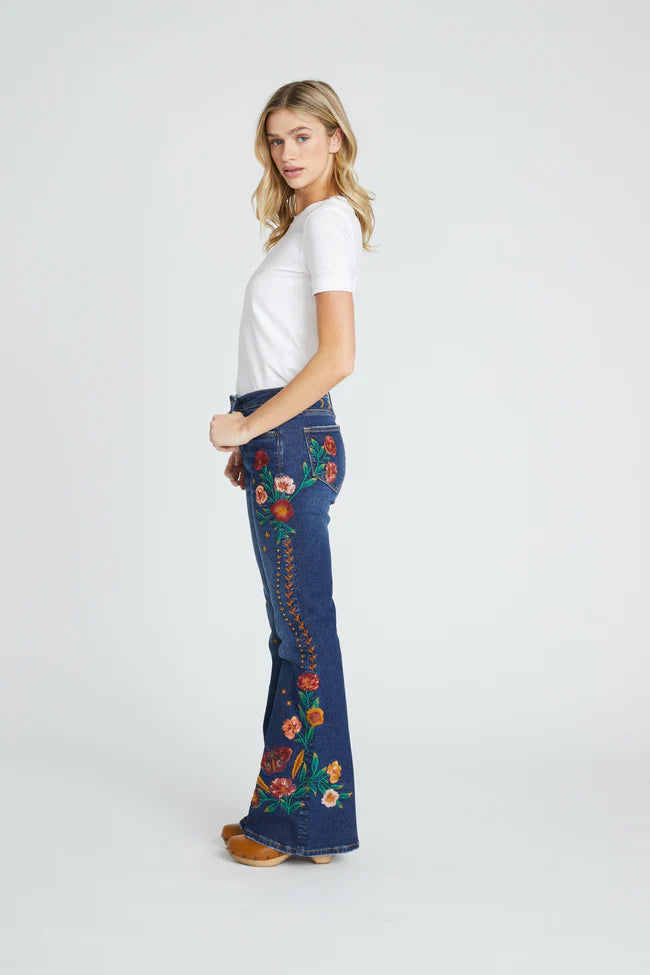 Farrah Hazel Hallucination Jean by Driftwood