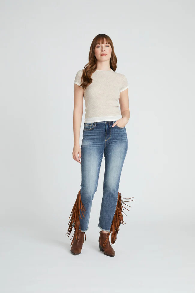 Clara Aztec Fringe Jean by Driftwood