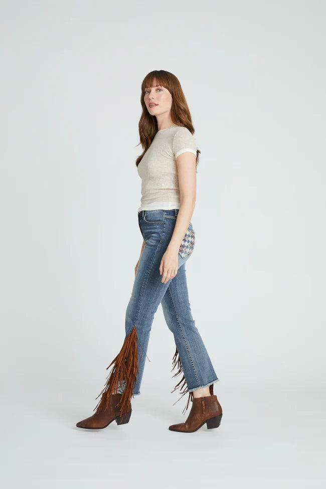Clara Aztec Fringe Jean by Driftwood