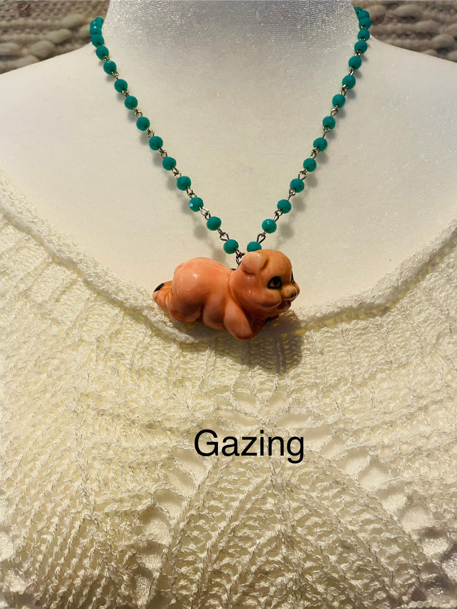 Little Pig, Little Pig Necklace by Gina