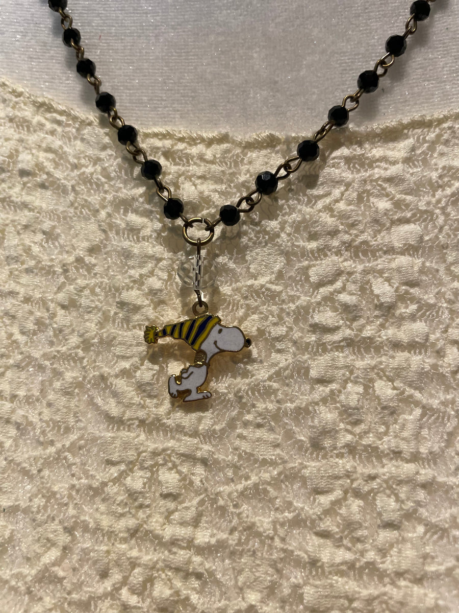 Skating Snoopy Necklace by Gina