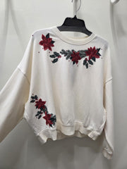 Teddy Crew Neck in Happy Holly by Driftwood