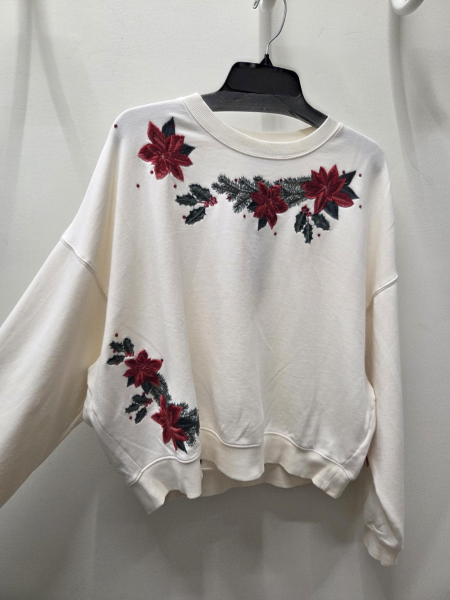 Teddy Crew Neck in Happy Holly by Driftwood