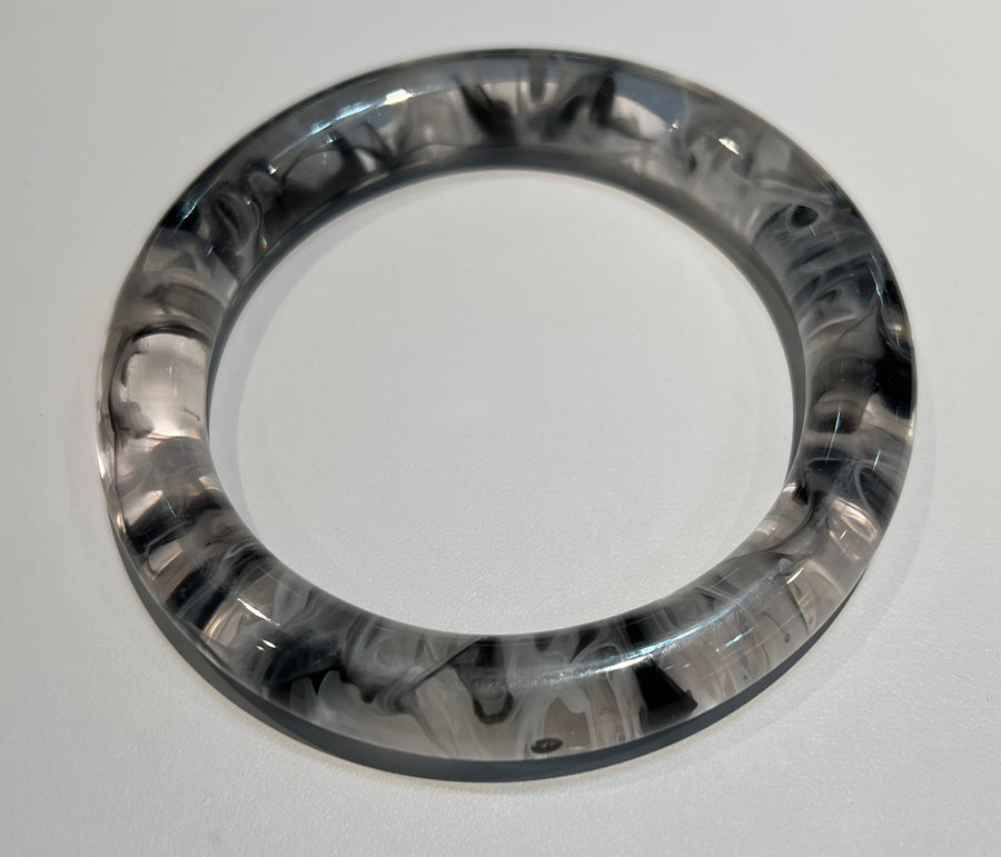 Small Inlay Flat Copal Bangle