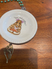 Bid Dog Dish Necklace by Gina