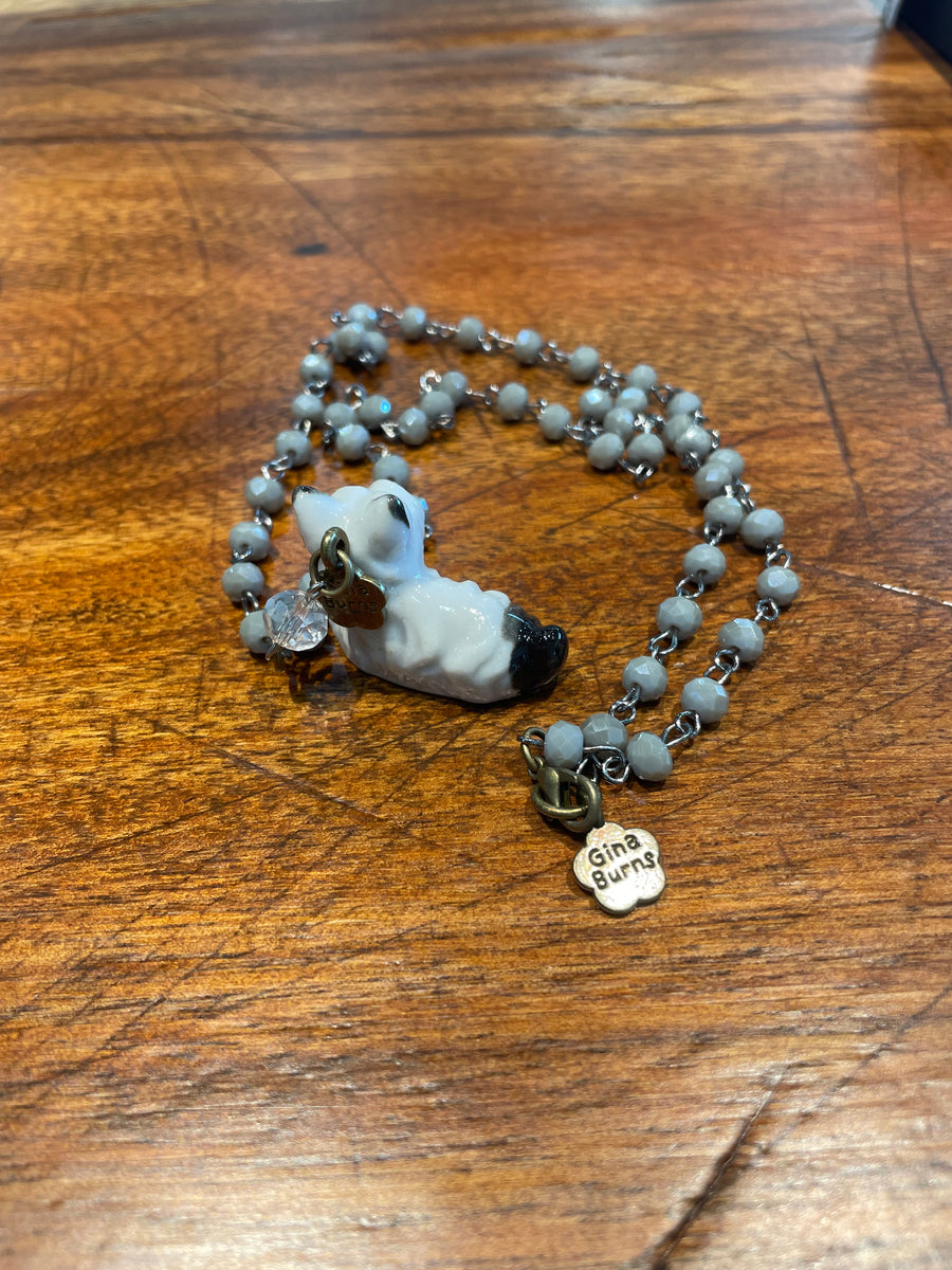 Spotted Westie Dog Necklace by Gina